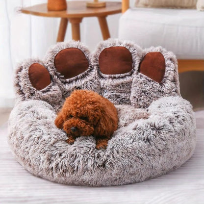 Fluffy Plush Dog Bed Large Small Pet Bed Sofa for Cats Puppy